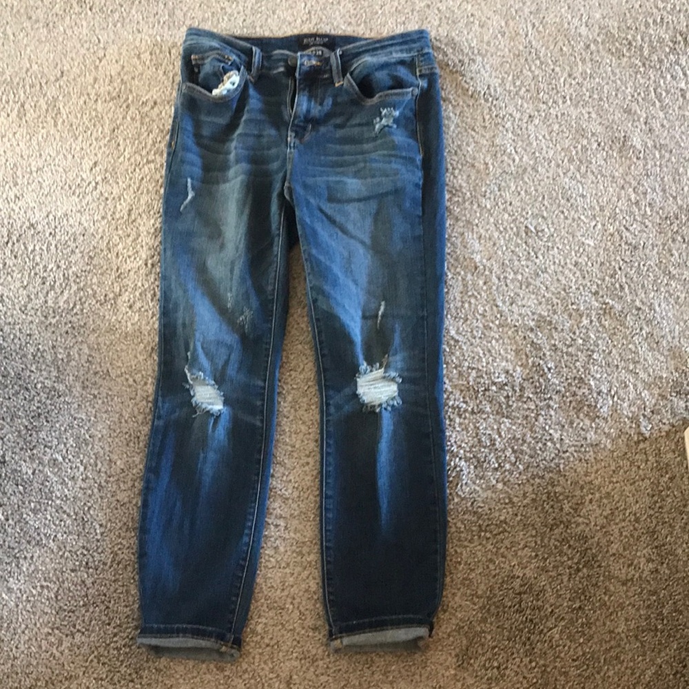 Judy Blue Relaxed Fit Jeans Distressed